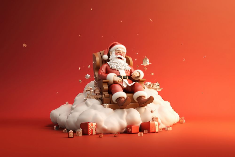 Confectionery spirituality santa claus celebration. AI generated Image by rawpixel.