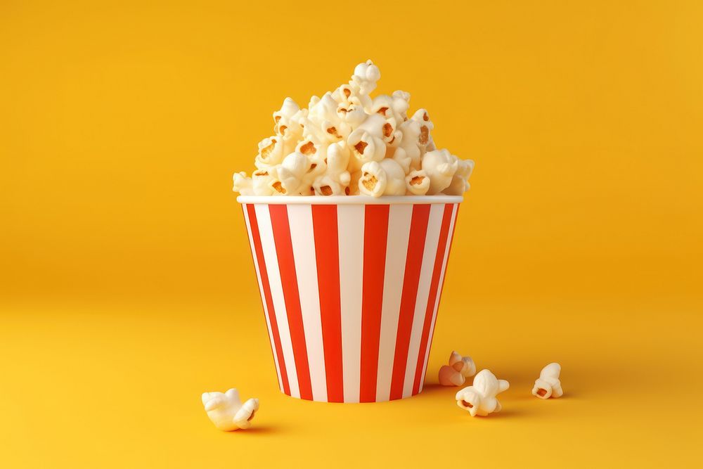 Popcorn snack food freshness. AI generated Image by rawpixel.