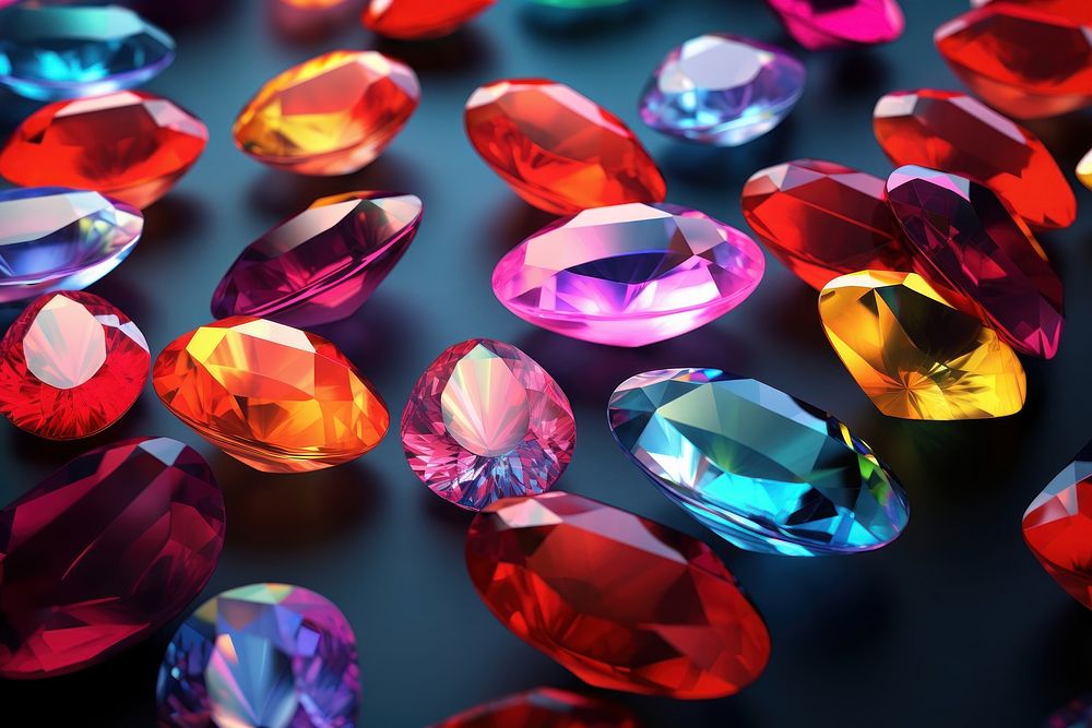 Gemstone backgrounds jewelry diamond. AI generated Image by rawpixel.