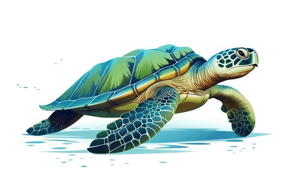 Reptile animal turtle sea. AI | Free Photo Illustration - rawpixel