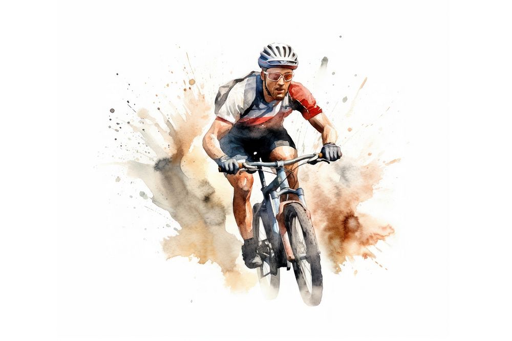 Bicycle cycling vehicle cyclist. AI generated Image by rawpixel.