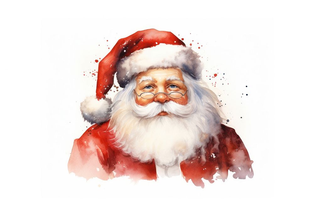 Portrait santa claus celebration photography. AI generated Image by rawpixel.