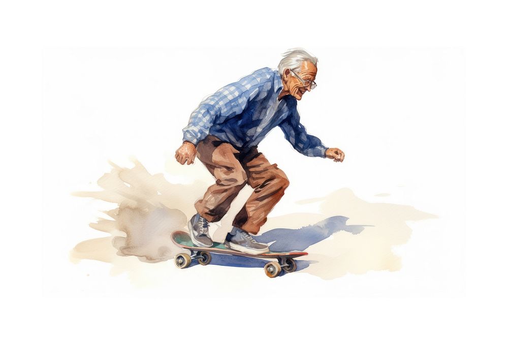 Skateboard footwear adult skateboarding. AI generated Image by rawpixel.