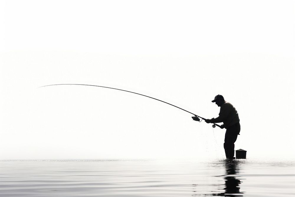 Fishing recreation fisherman outdoors. AI generated Image by rawpixel.