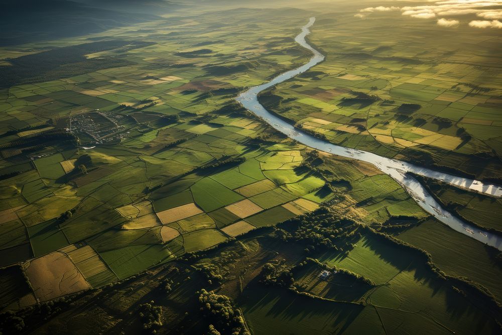 River outdoors nature land. 