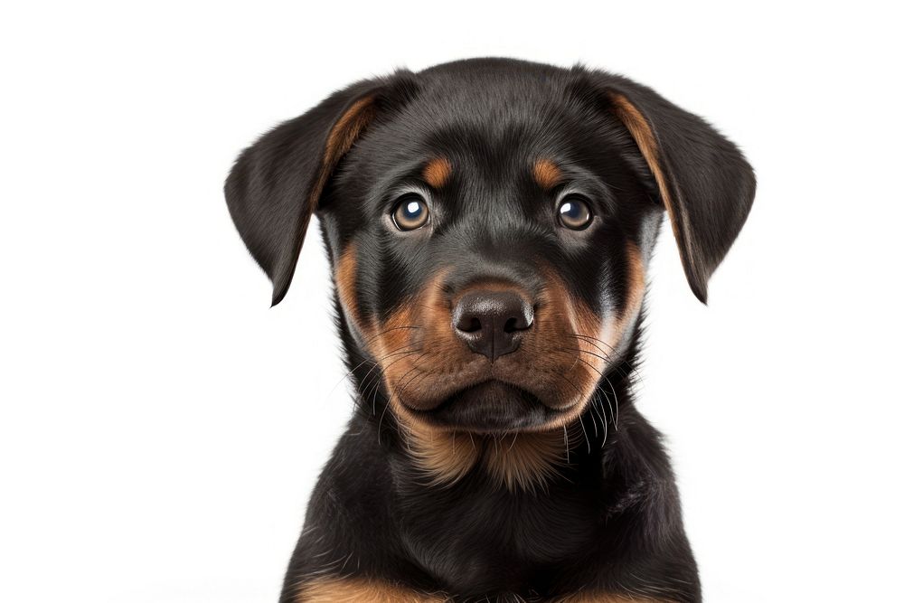 Puppy rottweiler mammal animal. AI generated Image by rawpixel.