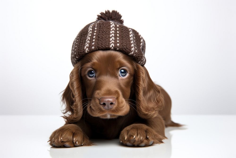 Puppy spaniel mammal animal. AI generated Image by rawpixel.