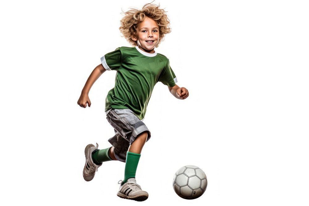 Football kicking sports soccer. AI generated Image by rawpixel.