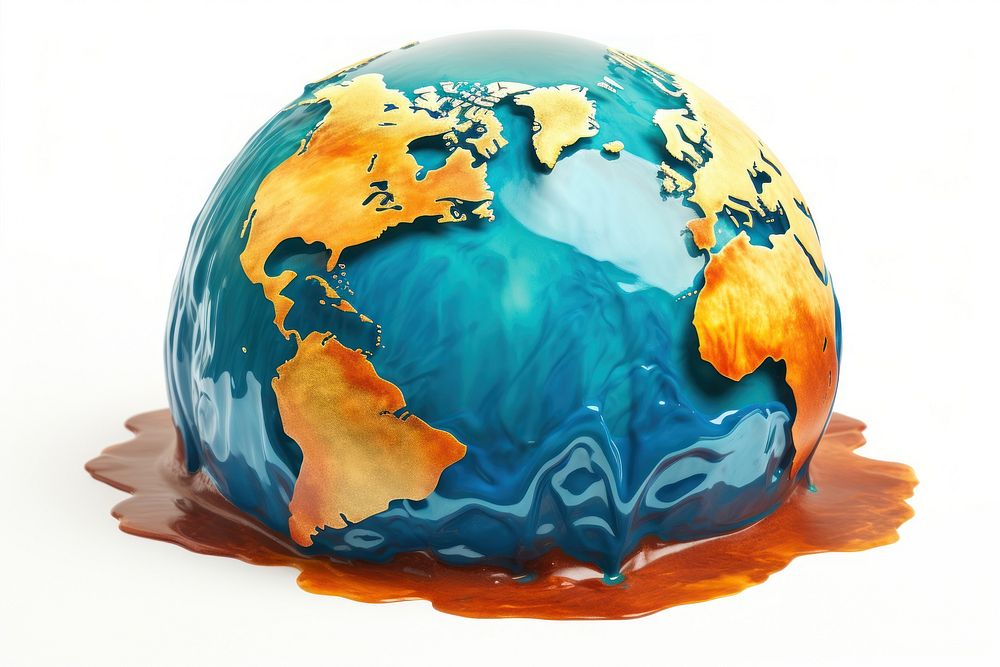 Sphere planet globe earth. AI generated Image by rawpixel.
