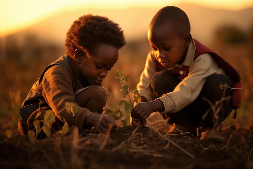 Harvest child photo kid. AI generated Image by rawpixel.