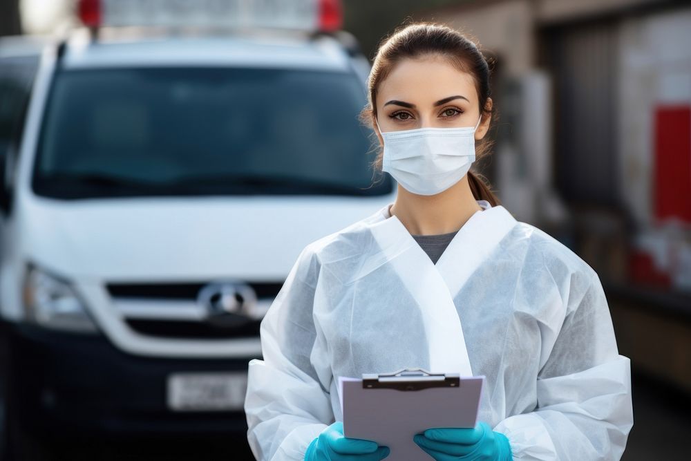 Car vehicle holding doctor. AI generated Image by rawpixel.