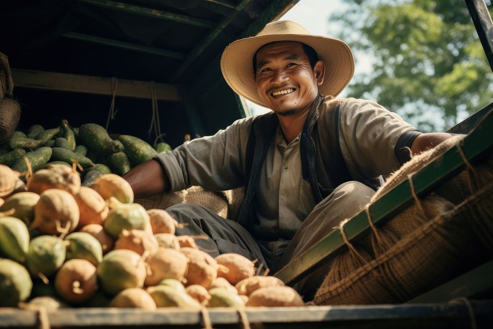 Farmer adult plant food. 