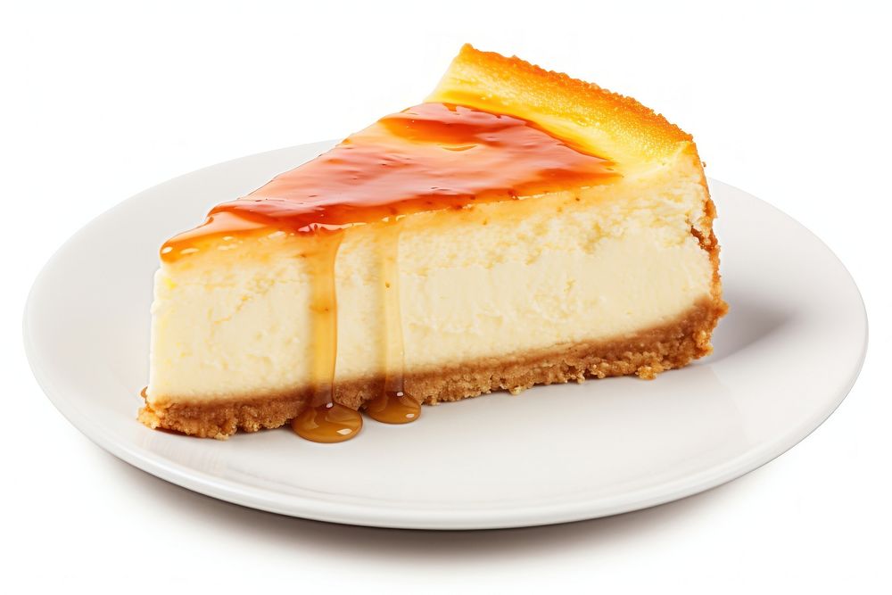 Cheesecake dessert plate food. AI generated Image by rawpixel.