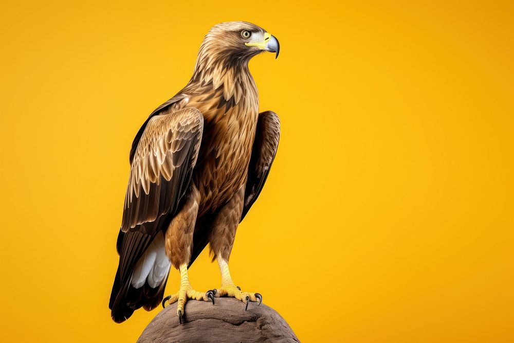 Buzzard vulture animal eagle. AI generated Image by rawpixel.