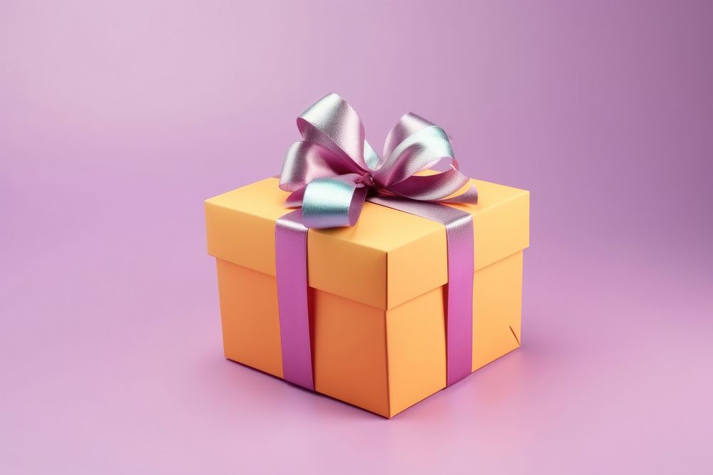 Gift box anniversary celebration. AI generated Image by rawpixel.
