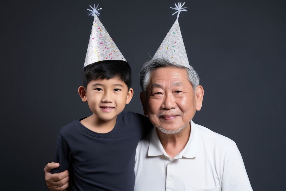 Birthday portrait father adult. AI generated Image by rawpixel.