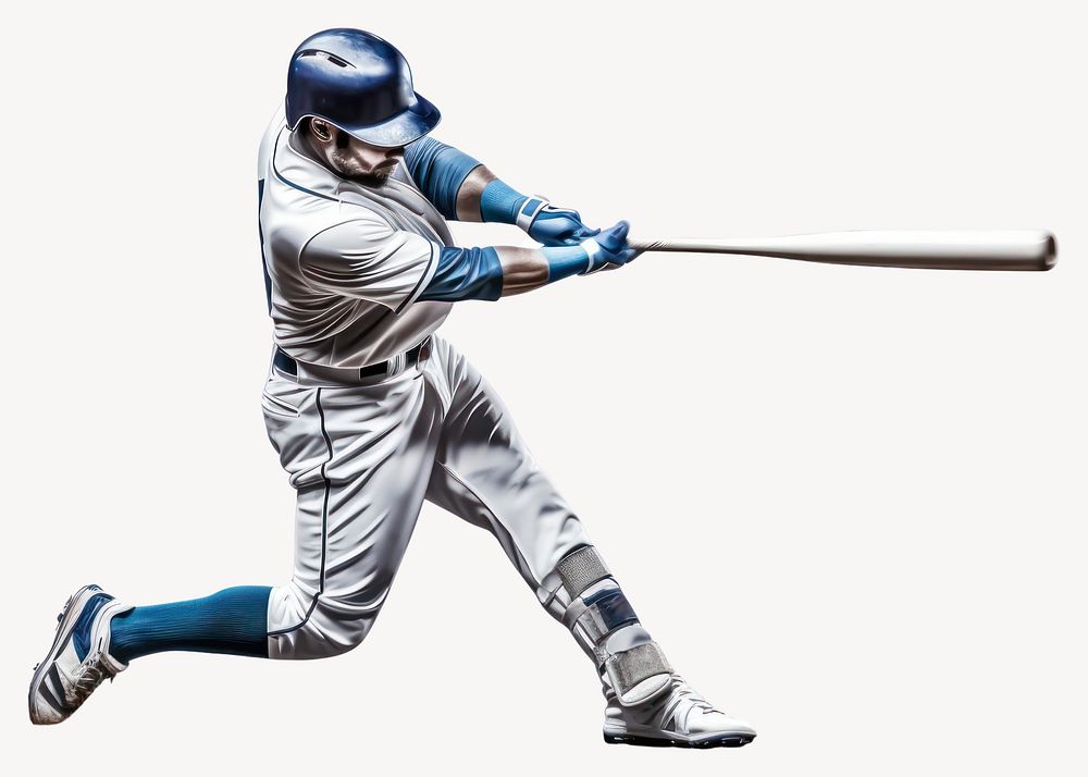 Baseball helmet sports player. AI generated Image by rawpixel.