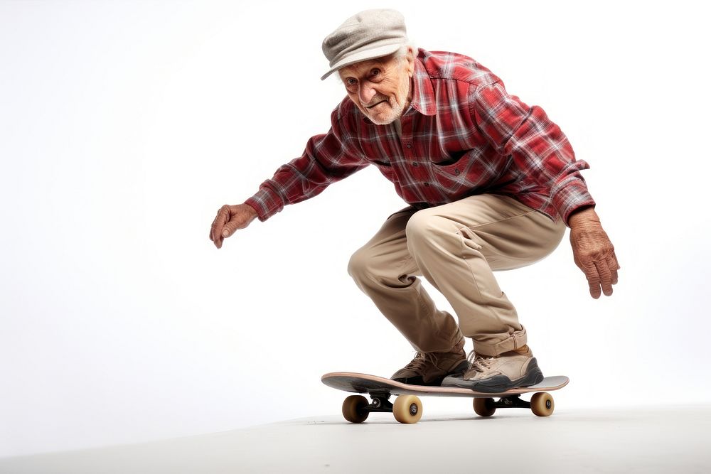 Skateboard footwear adult white background. AI generated Image by rawpixel.