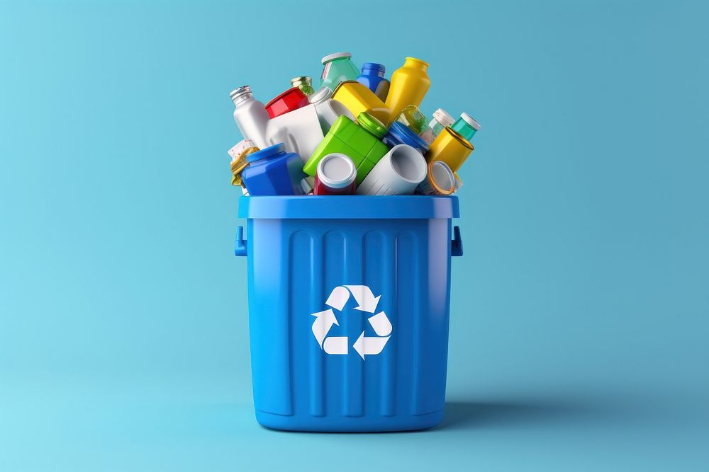 Plastic bottle container recycling. AI generated Image by rawpixel.
