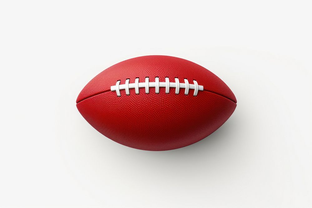 Football sports american football white background. 