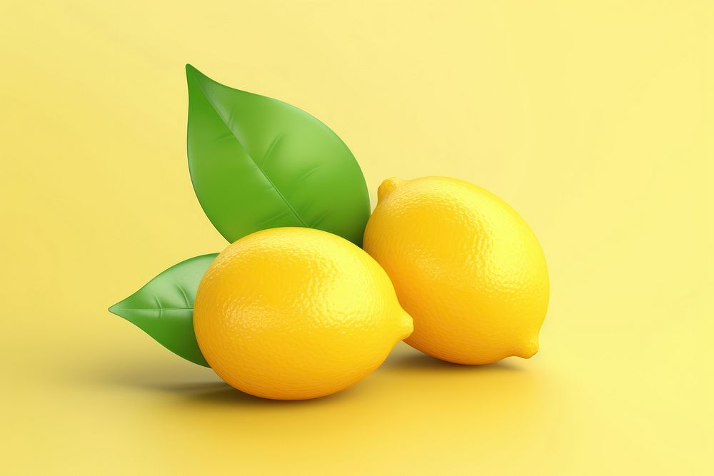 Lemons fruit plant food. AI generated Image by rawpixel.