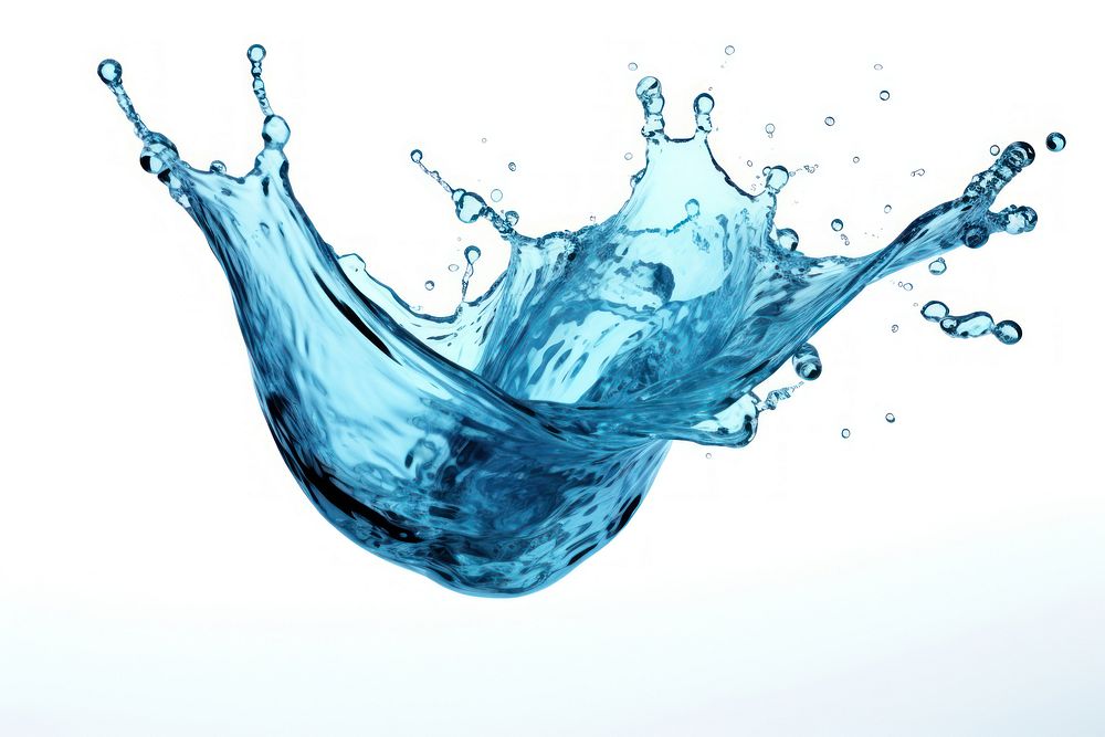 Water refreshment splattered simplicity. AI generated Image by rawpixel.