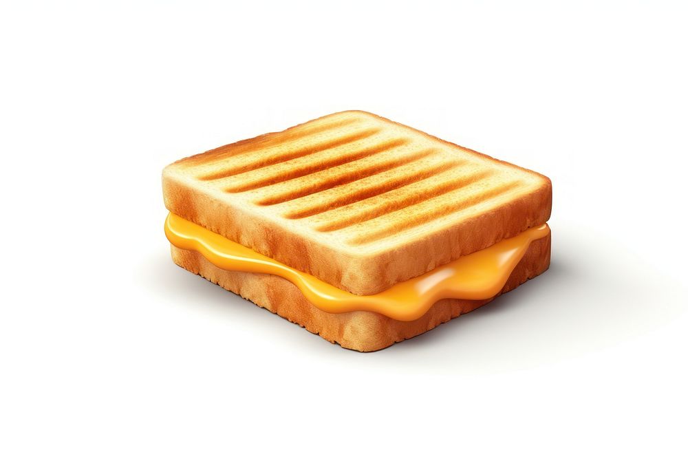 Sandwich bread food white background. AI generated Image by rawpixel.