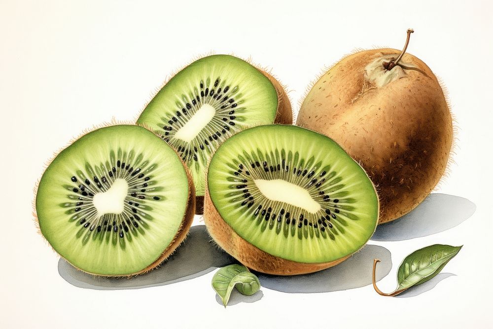 Fruit kiwi slice plant. AI generated Image by rawpixel.