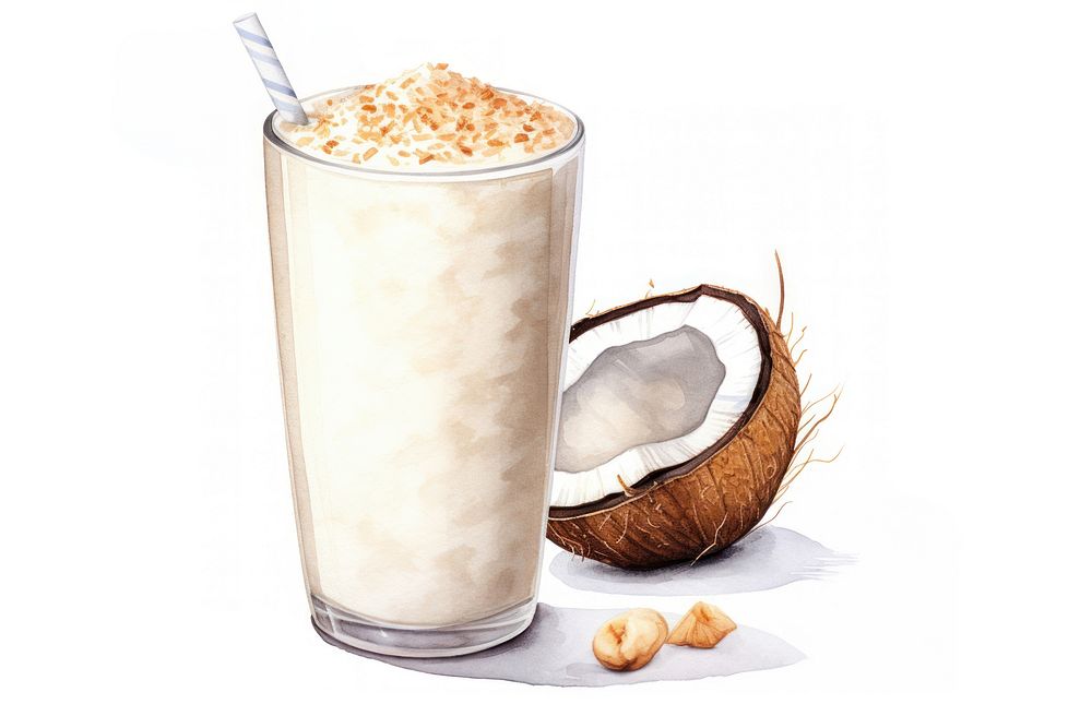 Smoothie milkshake drink food. AI generated Image by rawpixel.