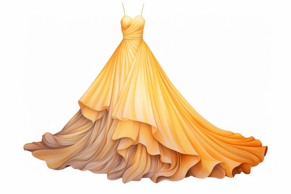 Gown fashion wedding dress. AI generated Image by rawpixel.