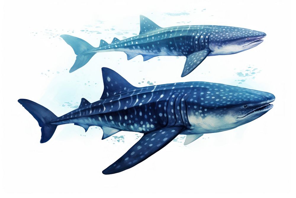 Shark animal whale fish. AI generated Image by rawpixel.