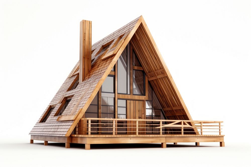Architecture wood building outdoors. AI generated Image by rawpixel.
