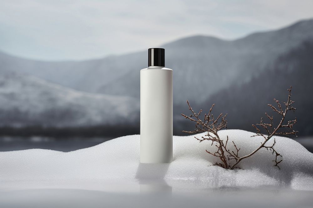 Cylinder outdoors winter nature. AI generated Image by rawpixel.