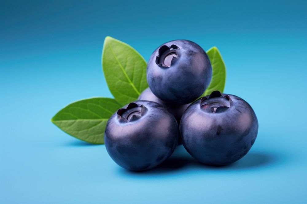 Blueberry fruit plant food. 