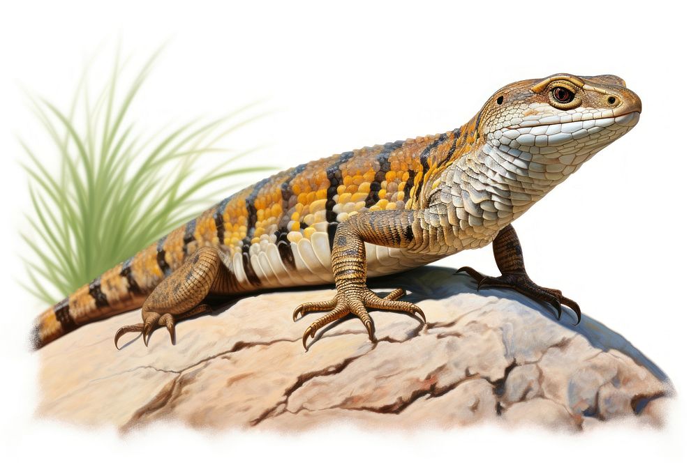Lizard reptile animal iguana. AI generated Image by rawpixel.