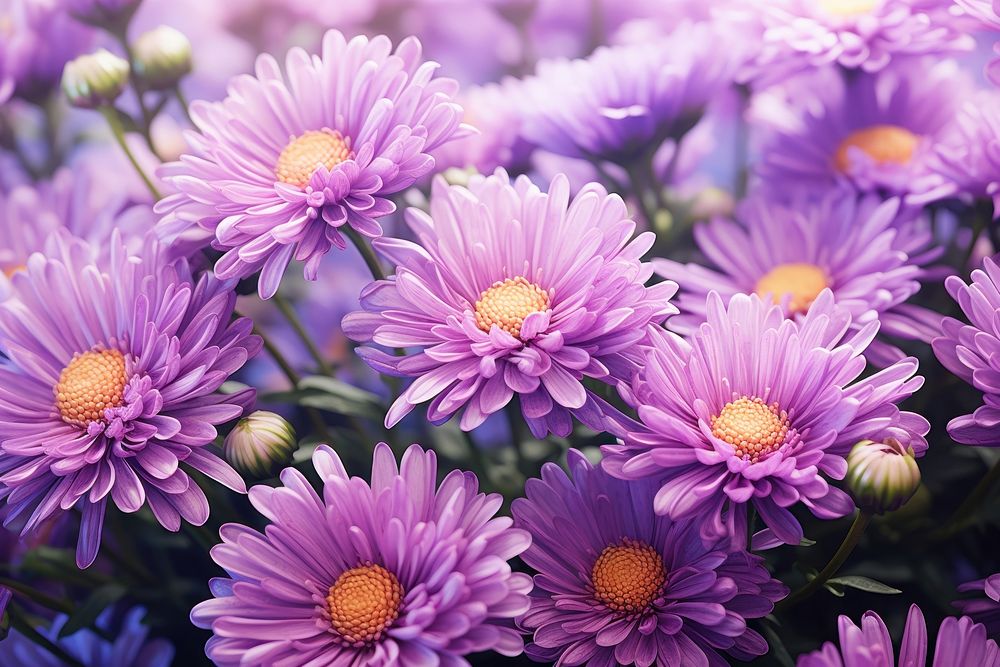 Aster backgrounds outdoors blossom. 