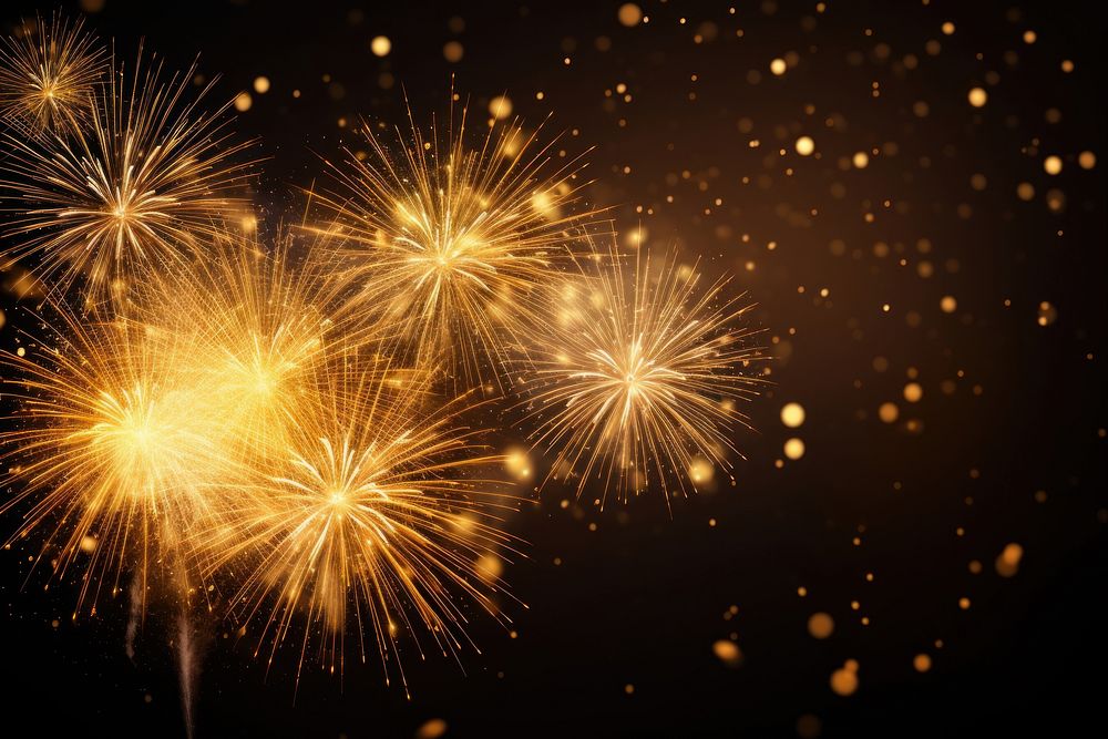 Fireworks Backgrounds Outdoors Night. Ai 