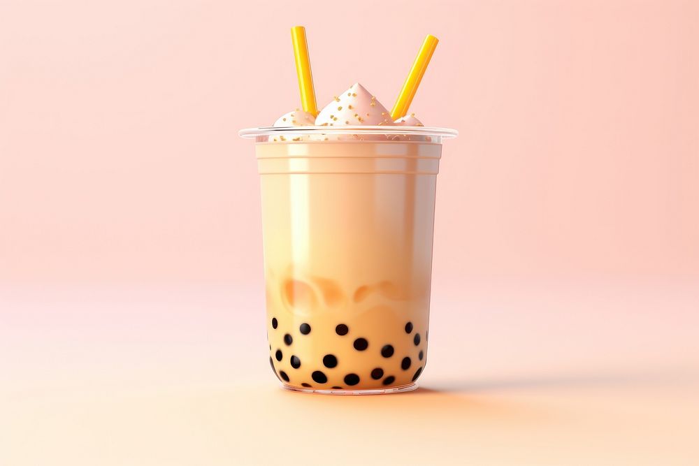 Cup refreshment disposable milkshake. AI generated Image by rawpixel.
