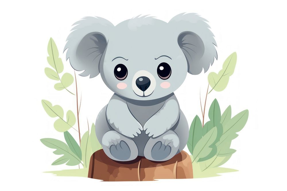 Koala mammal cute representation. AI generated Image by rawpixel.