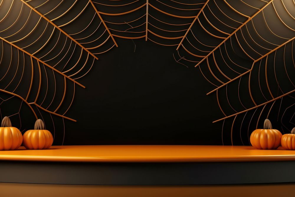 Spider-web frame, Halloween background. AI generated Image by rawpixel.