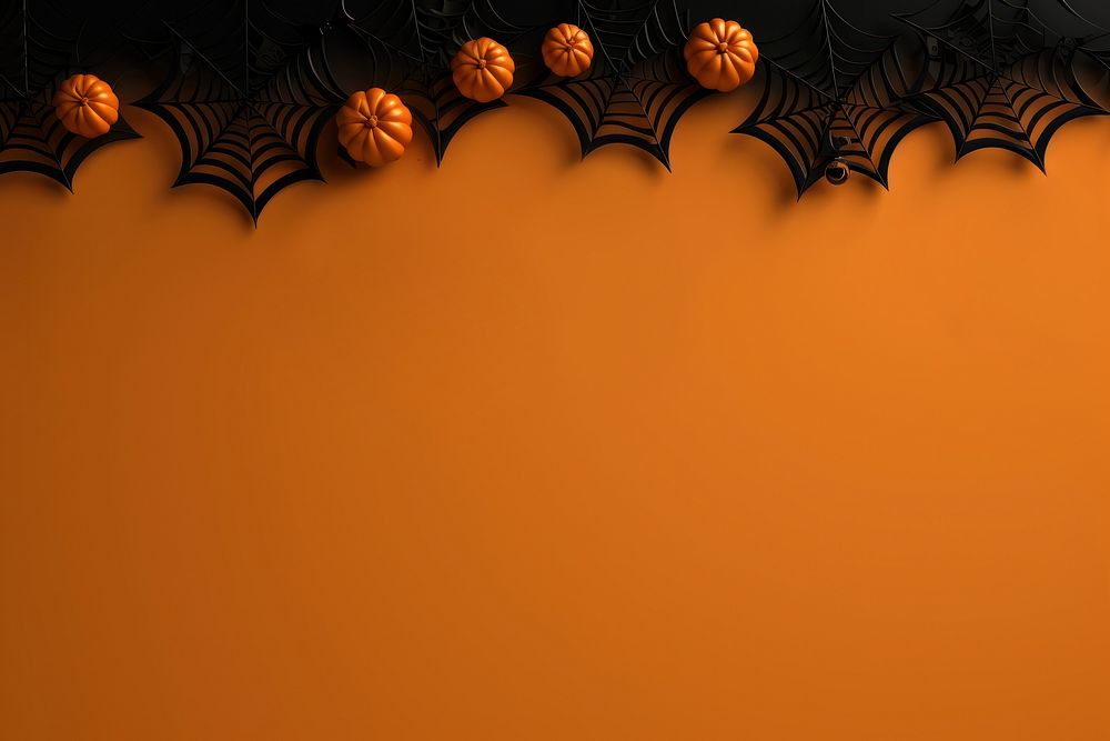 Spider web backgrounds halloween jack-o'-lantern