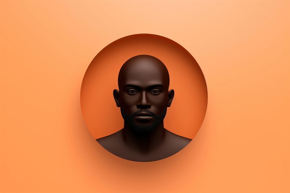Profile icon portrait circle adult. AI generated Image by rawpixel.