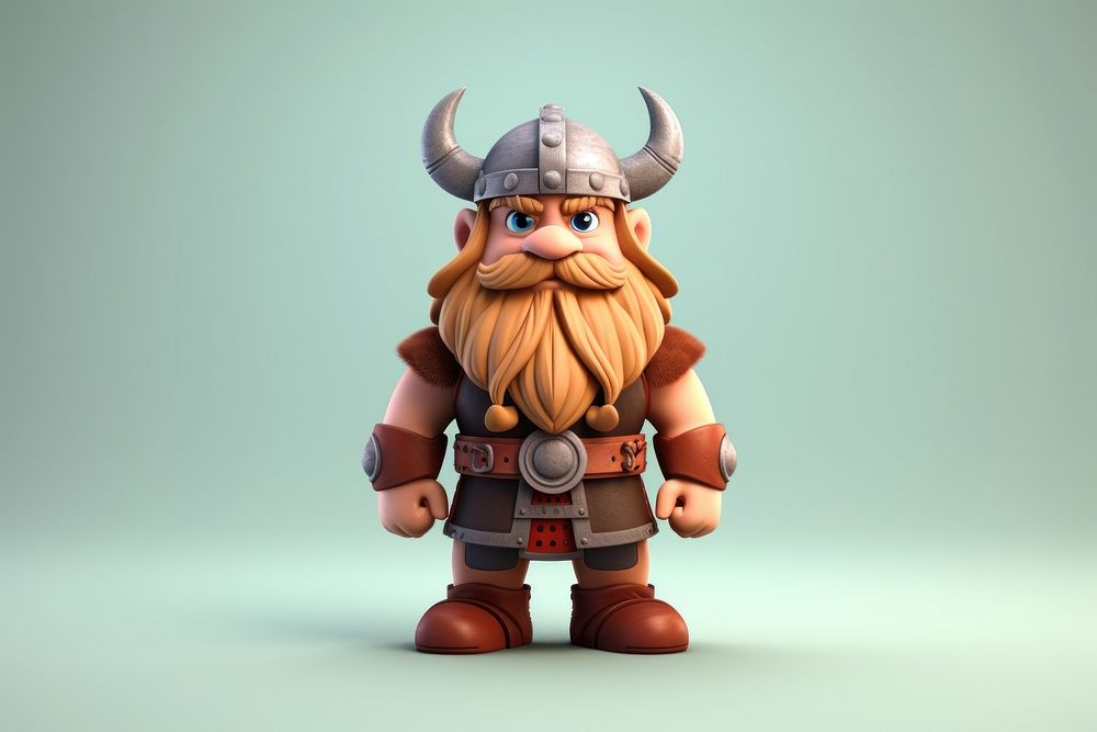 Viking figurine representation technology. 