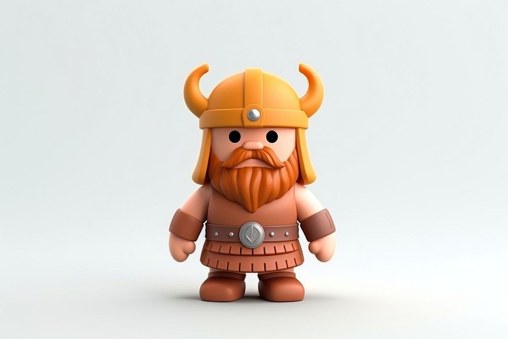 Viking figurine toy representation. AI generated Image by rawpixel.