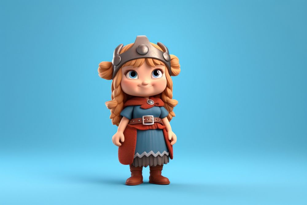 Viking cartoon cute toy. AI generated Image by rawpixel.