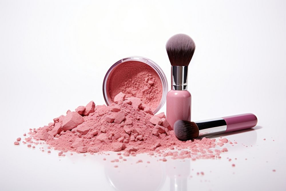 Cosmetics lipstick brush beauty product. AI generated Image by rawpixel.
