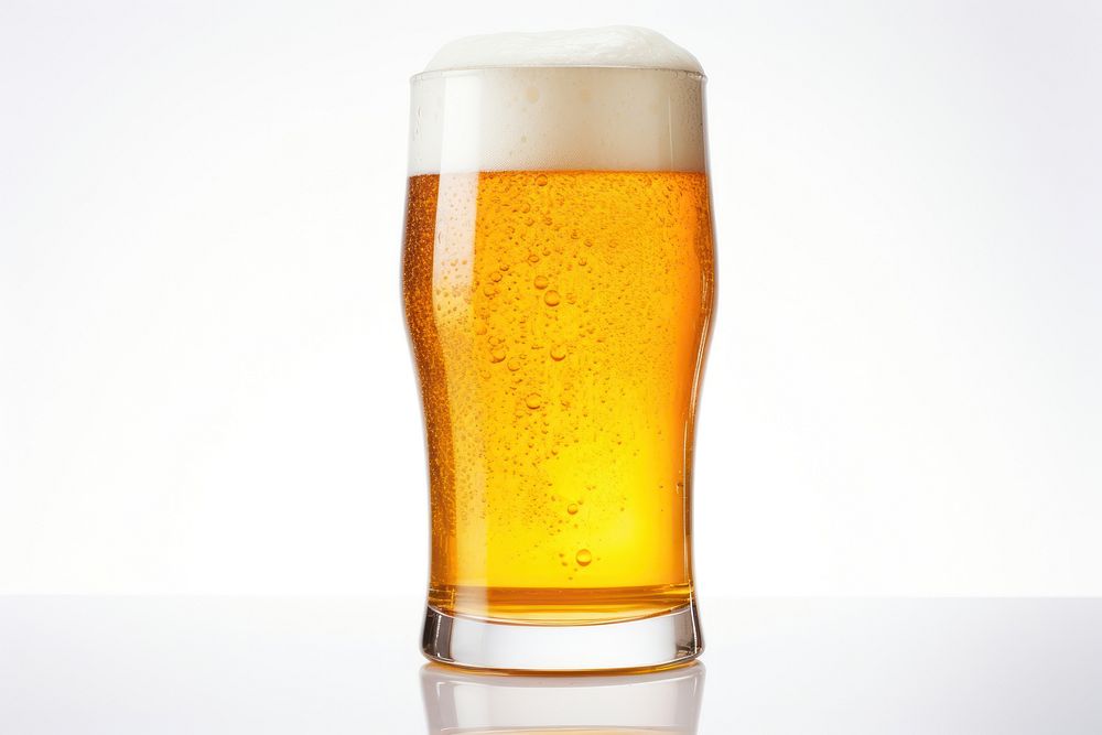 Beer lager drink glass. AI generated Image by rawpixel.