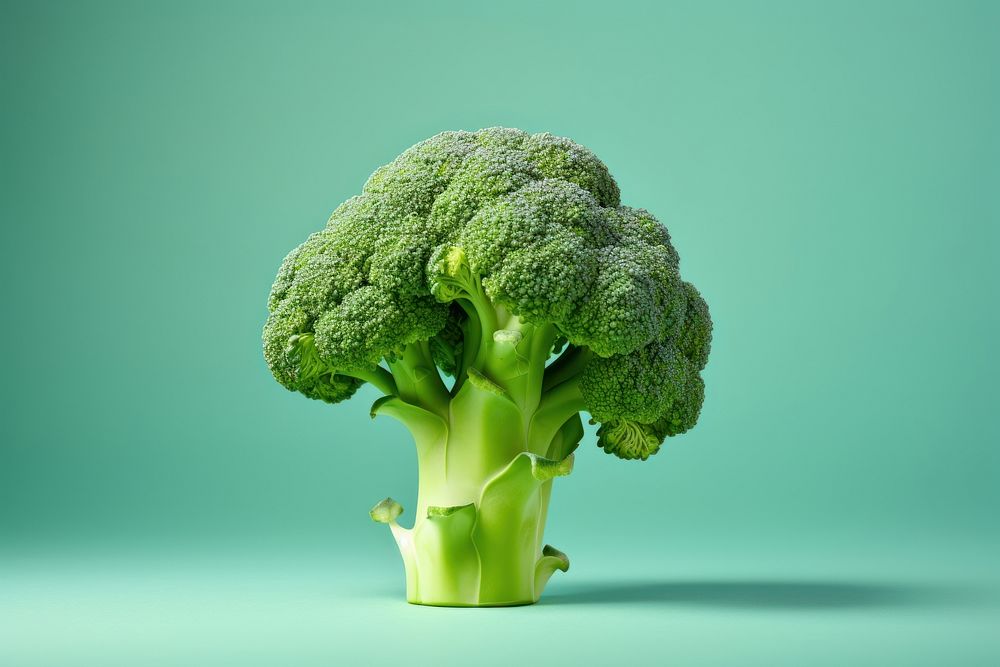 Vegetable broccoli plant food. 