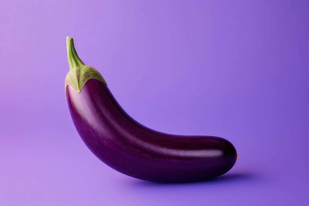 Vegetable eggplant purple food. AI generated Image by rawpixel.