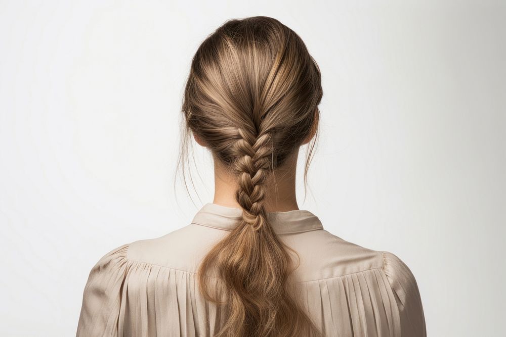 Braid adult woman hair. AI generated Image by rawpixel.